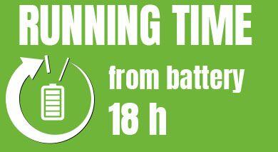 18hrs running time